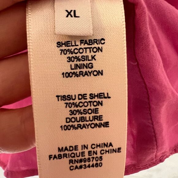 Rebecca Taylor Fuscia Blouse - Picture 6 of 6